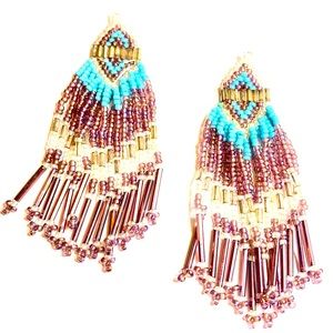 Vintage Beaded Earrings